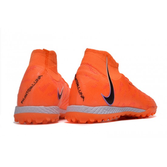 Nike Phantom Luna Elite TF High Top Orange Football Boots & Shoes