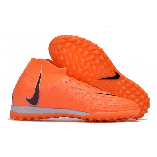 Nike Phantom Luna Elite TF High Top Orange Football Boots & Shoes