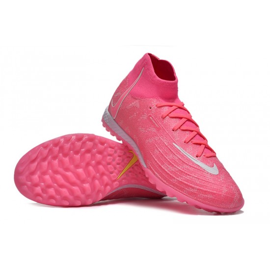 Nike Phantom Luna Elite TF High Top Peach Football Boots & Shoes