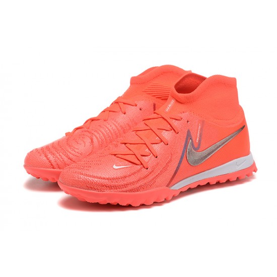 Nike Phantom Luna Elite TF High Top Peach Football Boots & Shoes