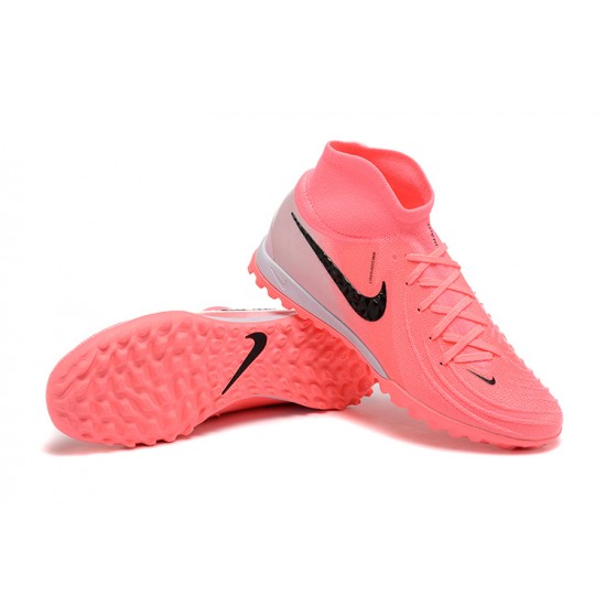 Nike Phantom Luna Elite TF High Top Pink Black Grey Football Boots & Shoes