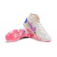 Nike Phantom Luna Elite TF High Top Pink White Blue Football Boots & Shoes