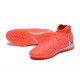 Nike Phantom Luna Elite TF High Top Red Grey Football Boots & Shoes