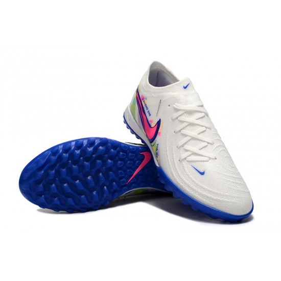 Nike Phantom Luna Elite TF Low Blue White Football Boots & Shoes