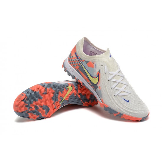 Nike Phantom Luna Elite TF Low Orange White Yellow Football Boots & Shoes