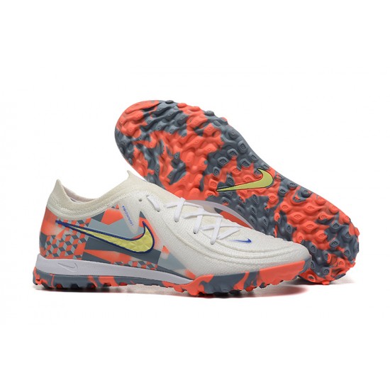 Nike Phantom Luna Elite TF Low Orange White Yellow Football Boots & Shoes