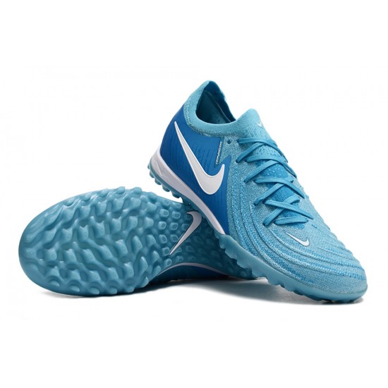 Nike Phantom Luna Elite TF Low Football Boots & Shoes Ltblue White