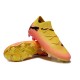 Puma Future Firm Ground Men Yellow Pink Football Shoes