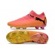 Puma Future Firm Ground Men Yellow Pink Football Shoes