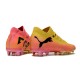 Puma Future Firm Ground Men Yellow Pink Football Shoes