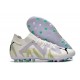 Puma Future Ultimate MG Unisex White Purple Football Shoes