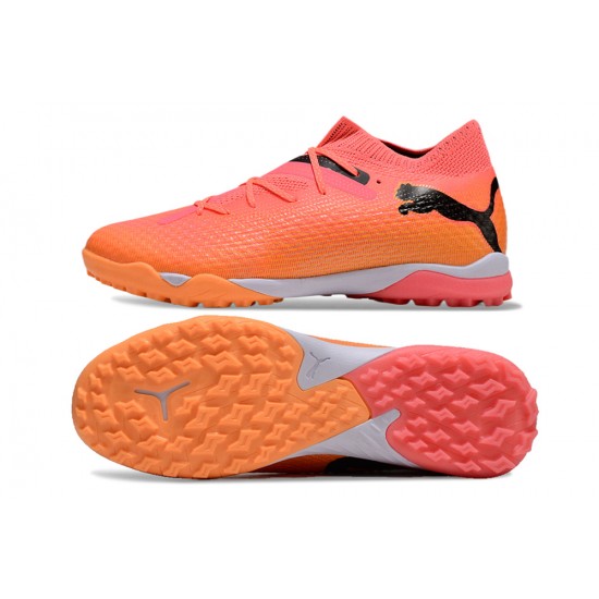 Puma Future X Powercat Turf Men Pink Orange Football Shoes