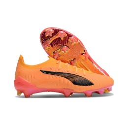 Puma Ultra Ultimate Firm Ground Men Orange Pink Football Shoes