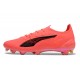 Puma Ultra Ultimate Firm Ground Men Orange Pink Football Shoes