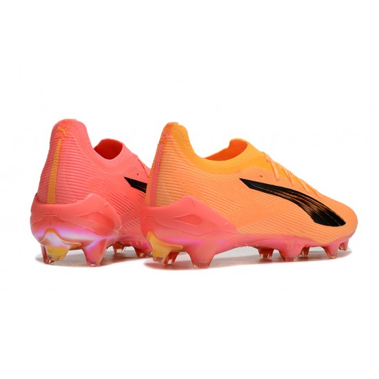 Puma Ultra Ultimate Firm Ground Men Orange Pink Football Shoes