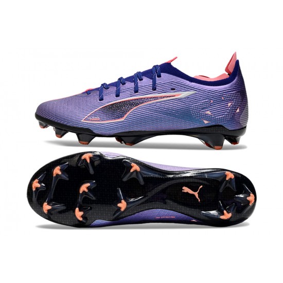 Puma Ultra Ultimate Firm Ground Men Purple Black Football Shoes