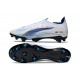 Puma Ultra Ultimate Firm Ground Men White Blue Football Shoes