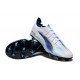 Puma Ultra Ultimate Firm Ground Men White Blue Football Shoes