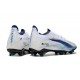 Puma Ultra Ultimate Firm Ground Men White Blue Football Shoes