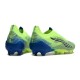 Puma Ultra Ultimate Firm Ground Men Yellow Blue Football Shoes