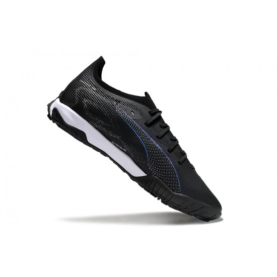 Puma Ultra Ultimate Turf Men Black White Football Shoes