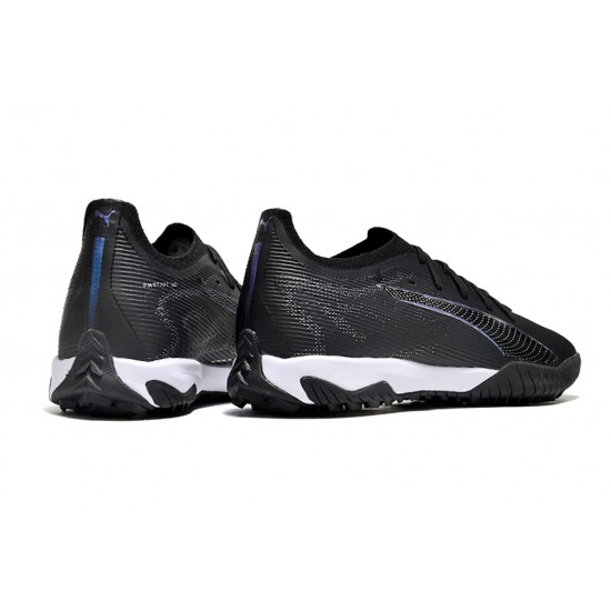 Puma Ultra Ultimate Turf Men Black White Football Shoes