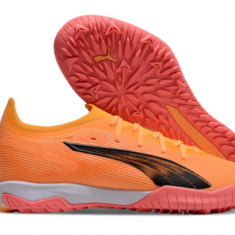 Puma Ultra Ultimate Turf Men Pink Orange Football Shoes