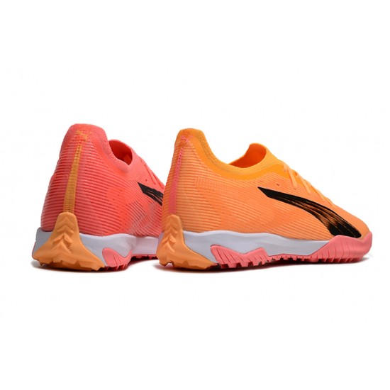 Puma Ultra Ultimate Turf Men Pink Orange Football Shoes