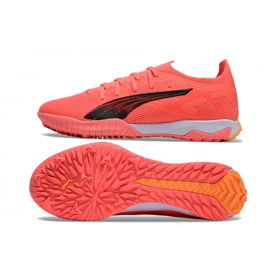 Puma Ultra Ultimate Turf Men Pink Orange Football Shoes