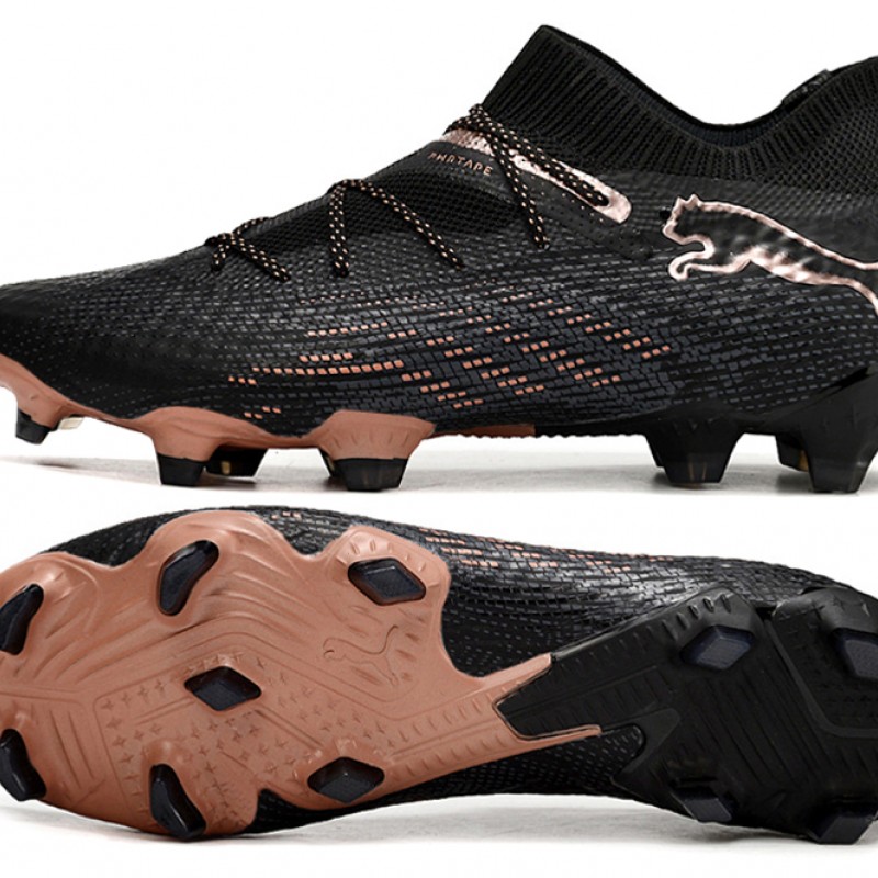 Puma Future 7 Ultimate FG-AG Black Brown Low Football Boots & Shoes