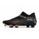 Puma Future 7 Ultimate FG-AG Black Brown Low Football Boots & Shoes