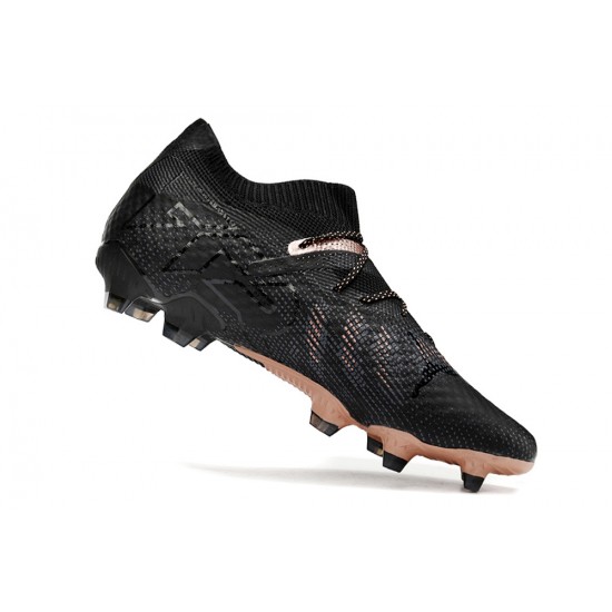 Puma Future 7 Ultimate FG-AG Black Brown Low Football Boots & Shoes