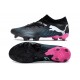 Puma Future 7 Ultimate FG-AG Black Pink White Low Football Boots & Shoes