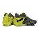 Puma Future 7 Ultimate FG-AG Black Yellow Green Low Football Boots & Shoes