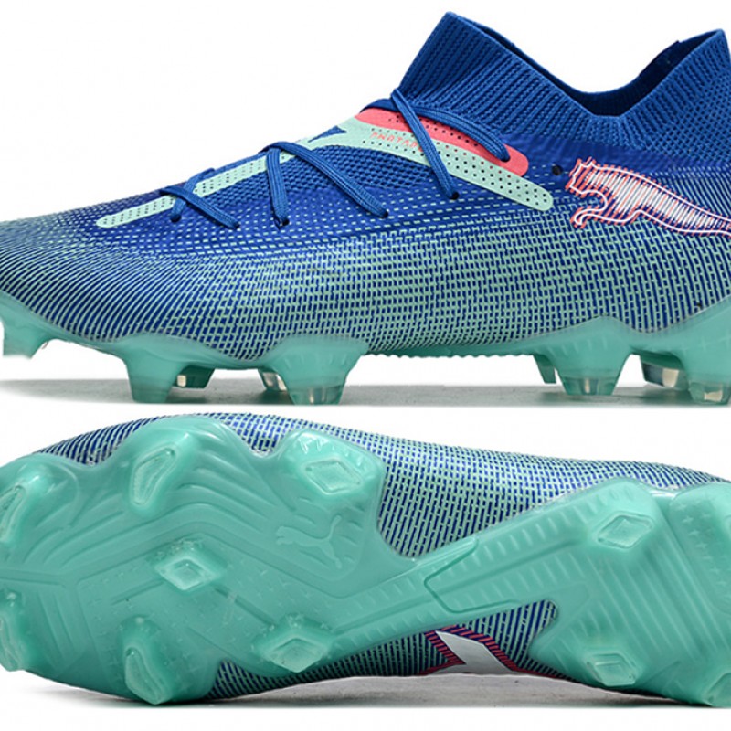 Puma Future 7 Ultimate FG-AG Blue Ltblue Low Football Boots & Shoes