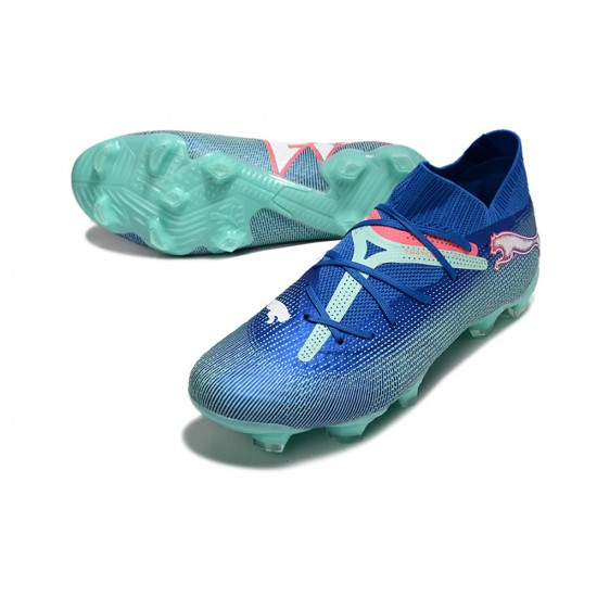 Puma Future 7 Ultimate FG-AG Blue Ltblue Low Football Boots & Shoes