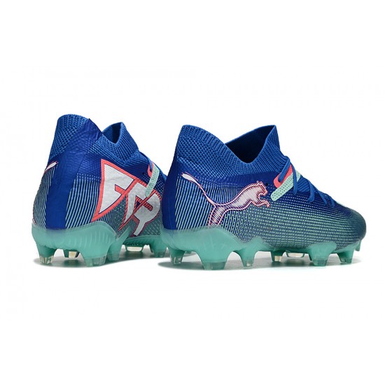 Puma Future 7 Ultimate FG-AG Blue Ltblue Low Football Boots & Shoes