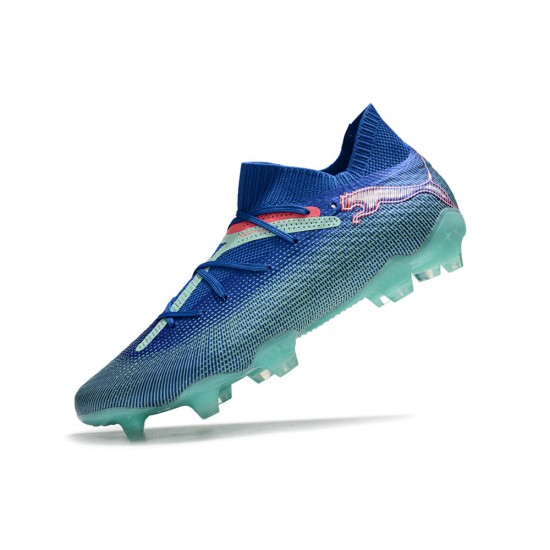 Puma Future 7 Ultimate FG-AG Blue Ltblue Low Football Boots & Shoes