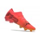 Puma Future 7 Ultimate FG-AG Red Black Low Football Boots & Shoes