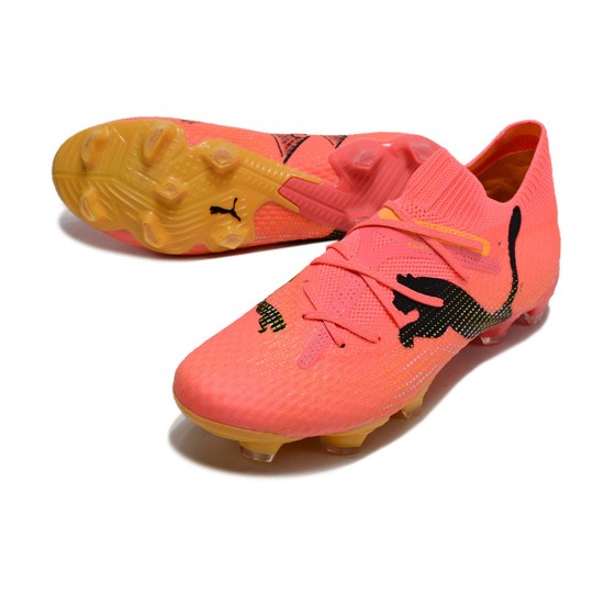 Puma Future 7 Ultimate FG-AG Red Yellow Low Football Boots & Shoes