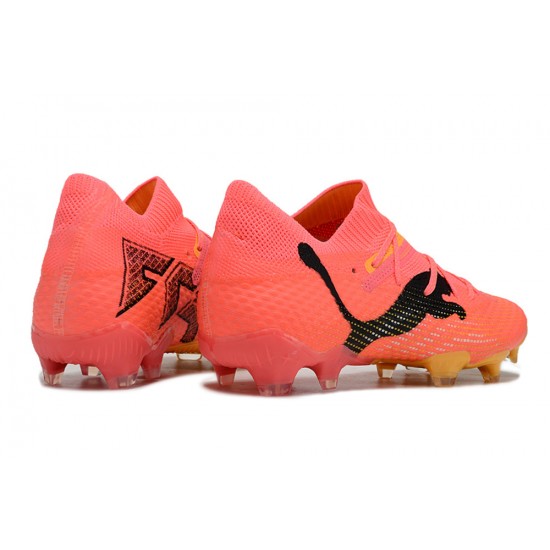 Puma Future 7 Ultimate FG-AG Red Yellow Low Football Boots & Shoes