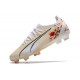 Puma Ultra Ultimate FG Beige White Black Low Football Boots & Shoes