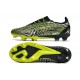 Puma Ultra Ultimate FG Black Green Grey Low Football Boots & Shoes