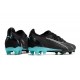 Puma Ultra Ultimate FG Black Ltblue Low Football Boots & Shoes