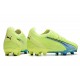 Puma Ultra Ultimate FG Green Yellow Ltblue Low Football Boots & Shoes