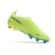 Puma Ultra Ultimate FG Green Yellow Ltblue Low Football Boots & Shoes