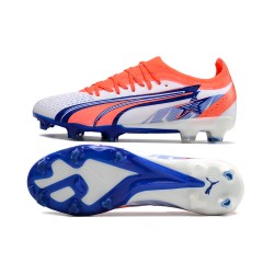 Puma Ultra Ultimate FG Orange Deep Blue Low Football Boots & Shoes