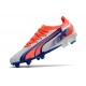 Puma Ultra Ultimate FG Orange Deep Blue Low Football Boots & Shoes