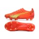 Puma Ultra Ultimate FG Orange Yellow Black Low Football Boots & Shoes