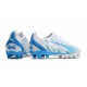 Puma Ultra Ultimate FG White Blue Low Football Boots & Shoes